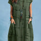 Loose Midi Dress with Pockets